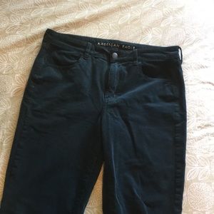 American Eagle Teal Corduroy Pants